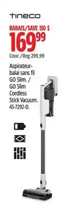 Canadian Tire Tineco GO Slim Cordless Stick Vacuum offer