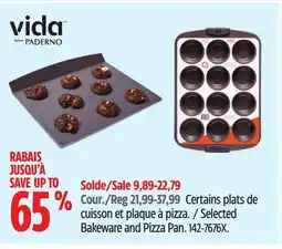 Canadian Tire Selected VIDA BY PADERNO Bakeware and Pizza Pan offer
