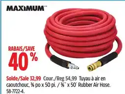 Canadian Tire Maximum 3⁄8˝ x 50´ Rubber Air Hose MAXIMUM offer