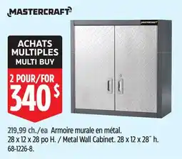 Canadian Tire MASTERCRAFT Metal Wall Cabinet offer