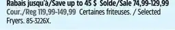 Canadian Tire Selected Fryers offer