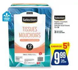 Jean Coutu Selection Selected facial tissues offer