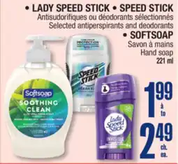 Jean Coutu • LADY SPEED STICK • SPEED STICK offer
