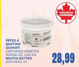 Wholesale Club PÂTES À MUFFINS offer
