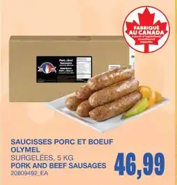 Wholesale Club SAUCISSES PORC ET BOEUF offer