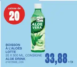 Wholesale Club BOISSON À L'ALOÈS LOTTE offer