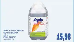Wholesale Club SAUCE DE POISSON SQUID BRAND offer