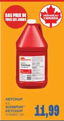 Wholesale Club KETCHUP offer