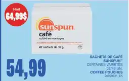 Wholesale Club COFFEE POUCHES, 32/42 UN offer