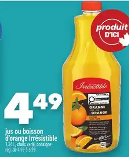 Marche Ami jus ou boisson d'orange Irrésistible offer