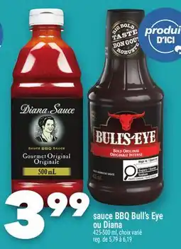 Marche Ami sauce BBQ Bull's Eye ou Diana offer