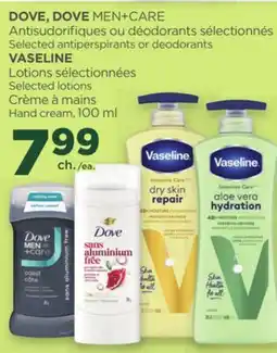 Proxim DOVE, DOVE MEN+CARE, VASELINE offer