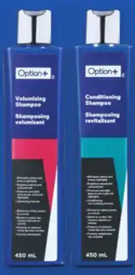 Proxim OPTION+ Blue shampoo offer