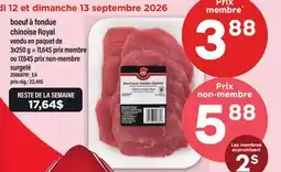 Maxi BOEUF À FONDUE CHINOISE ROYAL VENDU EN PAQUET DE offer