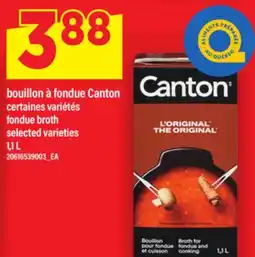 Maxi BOUILLON À FONDUE CANTON | FONDUE BROTH offer