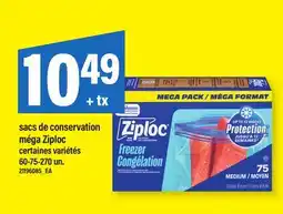 Maxi SACS DE CONSERVATION MÉGA ZIPLOC, 60-75-270 UN offer