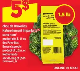 Maxi BRUSSELS SPROUTS offer