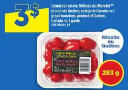 Maxi TOMATES RAISINS DÉLICES DU MARCHÉ | GRAPE TOMATOES offer