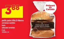 Maxi PETITS PAINS VILLA DI MANNO | BUNS, 6 UN offer