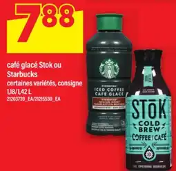 Maxi CAFÉ GLACÉ STOK OU STARBUCKS, 1,18/1 offer