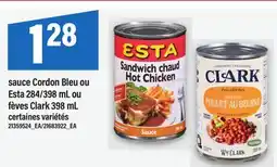 Maxi SAUCE CORDON BLEU OU ESTA 284/398 ML OU FÈVES CLARK offer