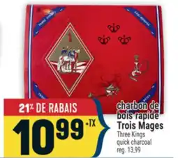 Marché Adonis charbon de bois rapide Trois Mages | Three Kings quick charcoal offer
