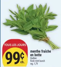 Marché Adonis MENTHE FRAÎCHE EN BOTTE | FRESH MINT BUNCH offer