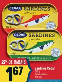 Marché Adonis sardines Cedar | Cedar sardines offer