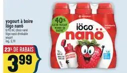 Marché Adonis YOGOURT À BOIRE IÖGO NANÖ | IÖGO NANÖ DRINKABLE YOGURT offer