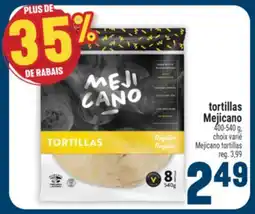 Marché Adonis TORTILLAS MEJICANO | MEJICANO TORTILLAS offer