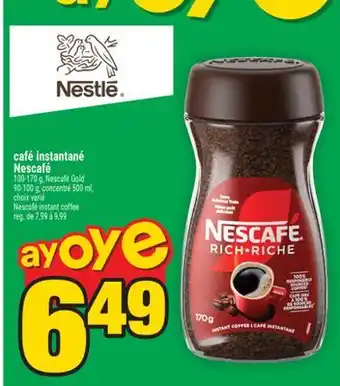 Super C café instantané Nescafé | Nescafé instant coffee offer