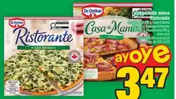 Super C pizza croûte mince Ristorante | Ristorante thin crust pizza offer