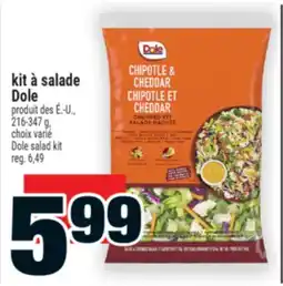 Super C kit à salade Dole | Dole salad kit offer