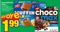 Super C barres Muffin Max Leclerc | Leclerc Muffin Max bars offer