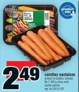 Super C carottes nantaises | nantes carrots offer