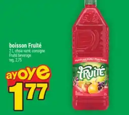 Super C boisson Fruité | Fruité beverage offer