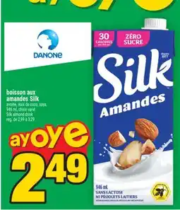 Super C boisson aux amandes Silk | Silk almond drink offer