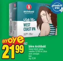 Super C bière Archibald | beer offer