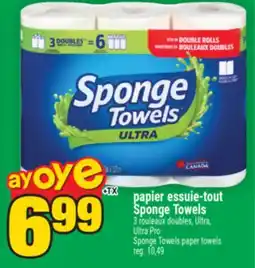 Super C papier essuie‑tout Sponge Towels |Sponge Towels paper towels offer
