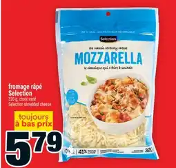 Super C fromage râpé Selection | Selection shredded cheese offer
