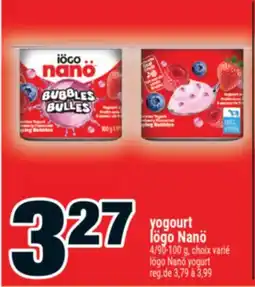 Super C Yogourt iögo Nanö | IögoNanö yogurt offer