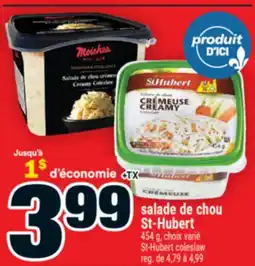 Super C salade de chou St-Hubert | St-Hubert coleslaw offer