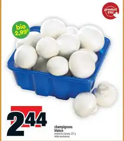 Super C champignons blancs | white mushrooms offer