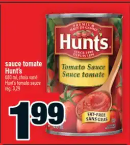 Super C sauce tomate Hunt's | Hunt's tomato sauce offer