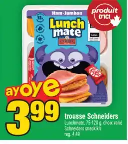 Super C trousse Schneiders | Schneiders snack kit offer