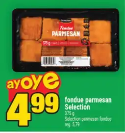 Super C fondue parmesan Selection | Selection parmesan fondue offer