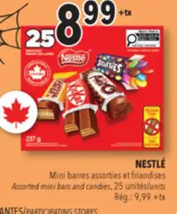 Familiprix Nestlé assorted chocolate mini bars & candies – Snack Size 25un offer