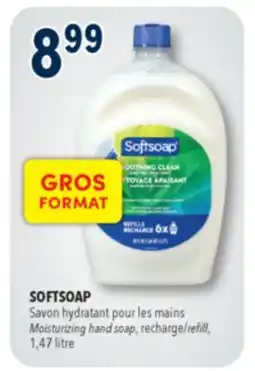 Familiprix Softsoap soothing aloe vera moisturizing hand soap refill offer
