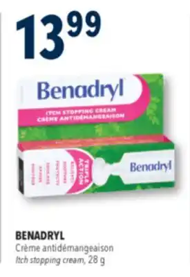 Familiprix Benadryl itch stopping cream offer