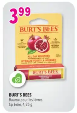 Familiprix Burt's Bees pomegranate lip balm offer